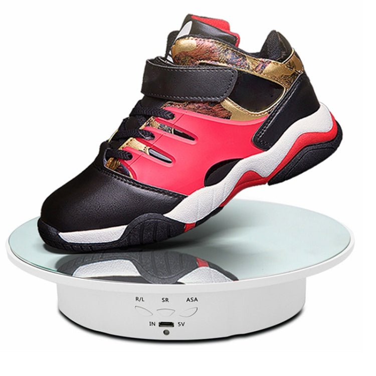 20cm Remote Control Electric Turntable Live Shooting Rotating Display Stand(White) by buy2fix