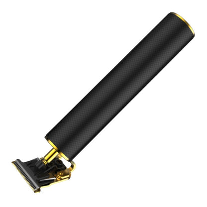Hollow T-shape Ceramic Cutter Head USB Charging Engraving Electric Hair Clipper, Color: Black - Hair Trimmer by buy2fix | Online Shopping UK | buy2fix