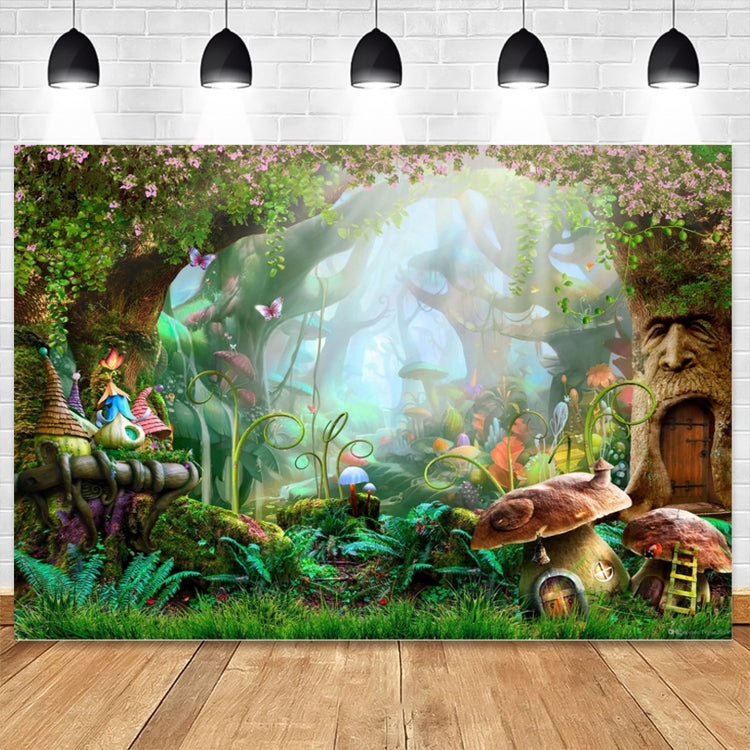 150 X 210cm Fantasy Forest Photography Background Cloth Cartoon Kids Party Decoration Backdrop(605) by buy2fix