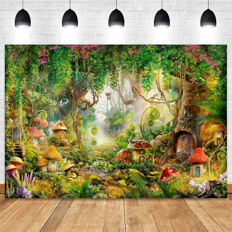 150 X 210cm Fantasy Forest Photography Background Cloth Cartoon Kids Party Decoration Backdrop(4197) by buy2fix