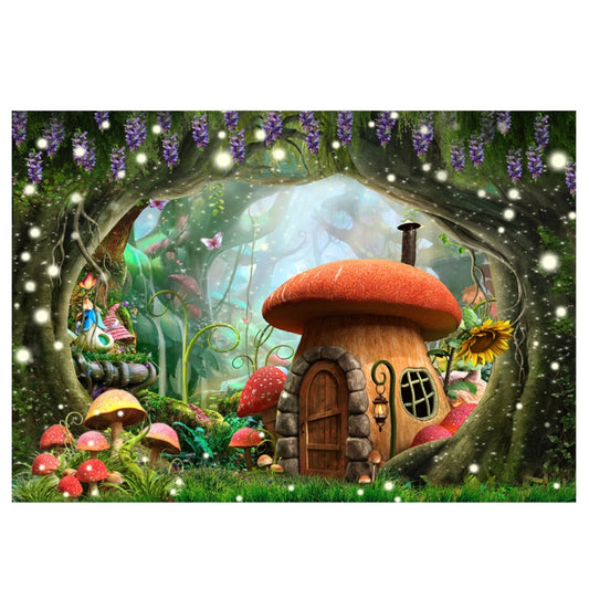 150 X 210cm Fantasy Forest Photography Background Cloth Cartoon Kids Party Decoration Backdrop(5284) by buy2fix
