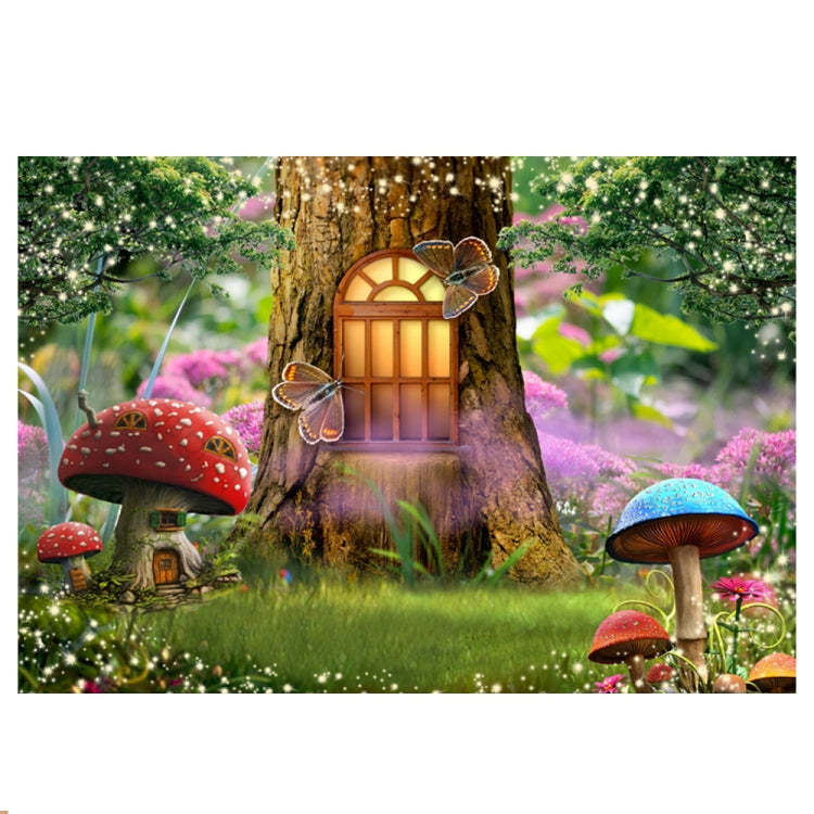 150 X 210cm Fantasy Forest Photography Background Cloth Cartoon Kids Party Decoration Backdrop(6360) by buy2fix