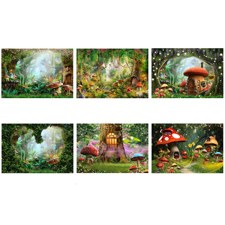 150 X 210cm Fantasy Forest Photography Background Cloth Cartoon Kids Party Decoration Backdrop(5284) by buy2fix