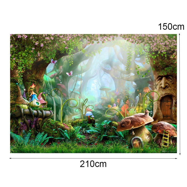 150 X 210cm Fantasy Forest Photography Background Cloth Cartoon Kids Party Decoration Backdrop(4197) by buy2fix