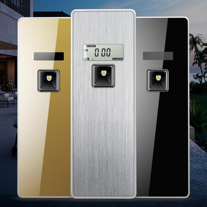 Anti-Corrosion Stainless Steel Panel LCD Digital Display Intelligent Automatic Fragrance Sprayer(Black Titanium) - Air Purifiers & Accessories by buy2fix | Online Shopping UK | buy2fix