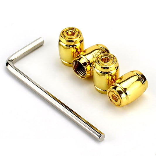 Automobile Valve Core Cap Tire Anti-deflation Valve Decoration(Gold) - Tire Valve Caps by buy2fix | Online Shopping UK | buy2fix