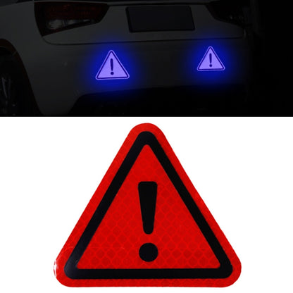 Car Tail Triangle Reflective Stickers Safety Warning Danger Signs Car Stickers(Red) by buy2fix