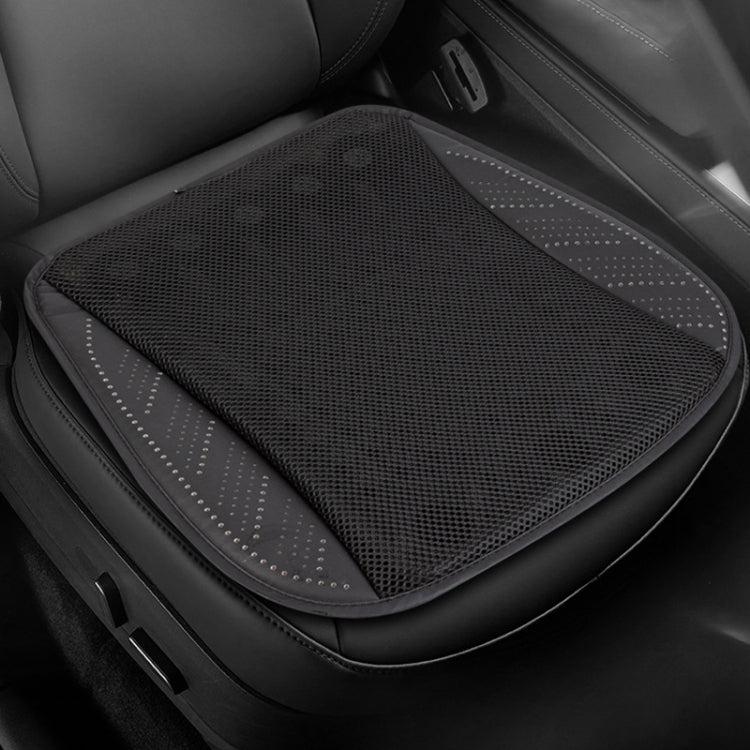 Multifunctional USB Fan Ventilation Heat Dissipation Car Seat Cushion(Black) by buy2fix