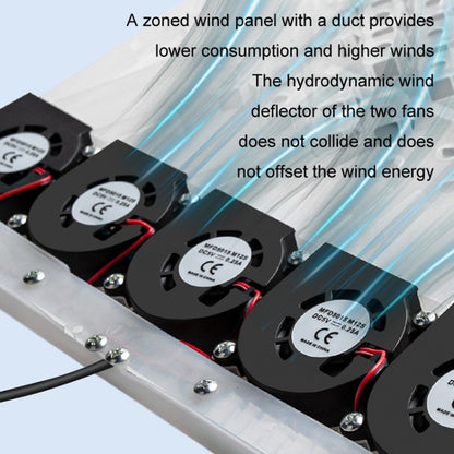 Multifunctional USB Fan Ventilation Heat Dissipation Car Seat Cushion(Black) by buy2fix