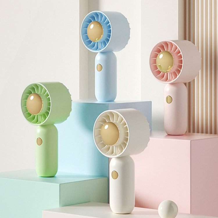 Hand Holds Small Fan Portable Mini Pocket Fan, Style: Green Spray Plating Version by buy2fix