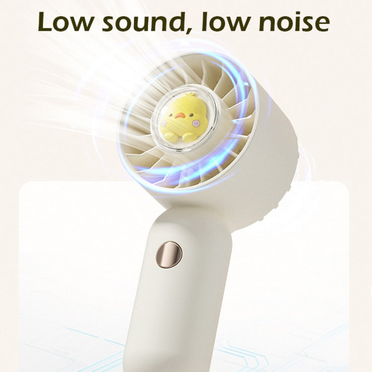 Hand Holds Small Fan Portable Mini Pocket Fan, Style: Green Spray Plating Version by buy2fix