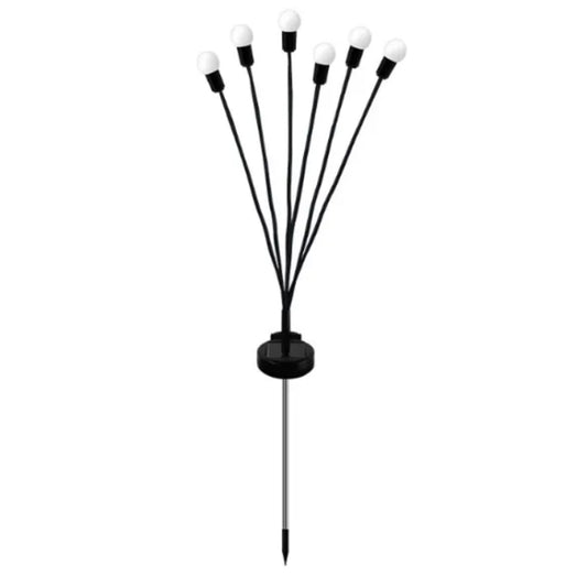 2sets Solar Firefly Lights Christmas Outdoor Garden Waterproof Lawn Lights, Color: 6 Head Color Light - Solar Lights by buy2fix | Online Shopping UK | buy2fix