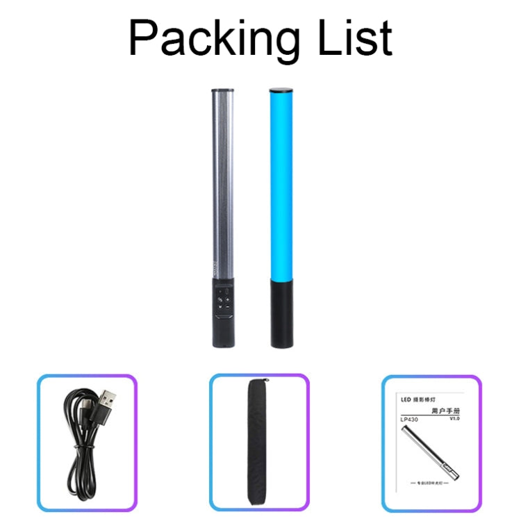 RGB 39 LEDs Photography Fill Light LED Handheld Live Stick Light by buy2fix