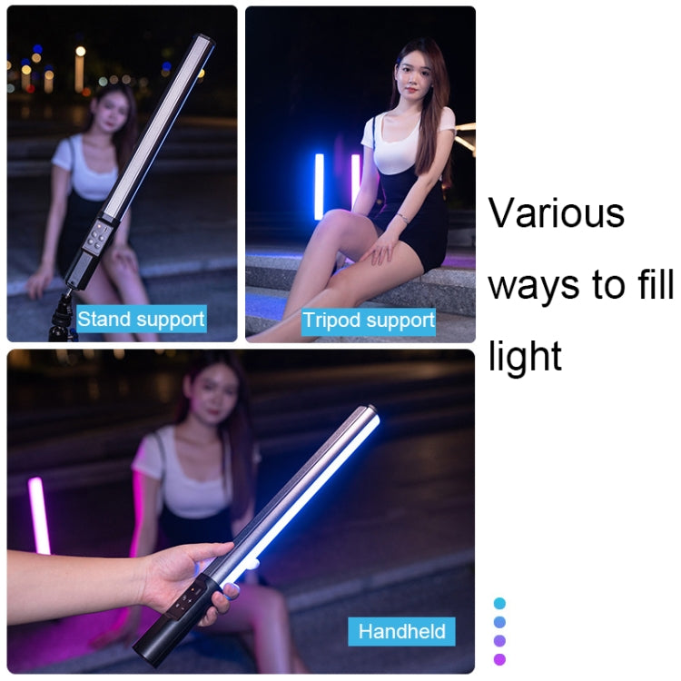 RGB 39 LEDs Photography Fill Light LED Handheld Live Stick Light by buy2fix