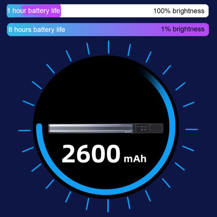 RGB 39 LEDs Photography Fill Light LED Handheld Live Stick Light by buy2fix