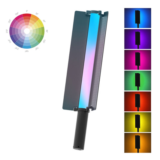 24W 72 LEDs Handheld Full-color RGB Stick Light Photography Light with Barndoor by buy2fix