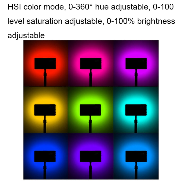 135 LEDs Live Fill Light Handheld Adjustable Photography Light Camera Pocket Light(Full-color RGB) by buy2fix