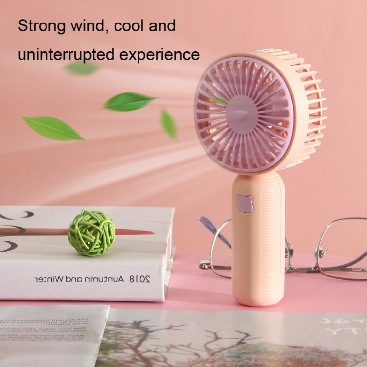 Handheld USB Charging Portable Desktop Small Electric Fan(Green) by buy2fix