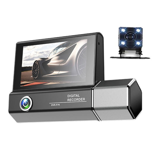 3 Lens Video HD 1080P Multi-Language Driving Recorder - Car DVRs by buy2fix | Online Shopping UK | buy2fix