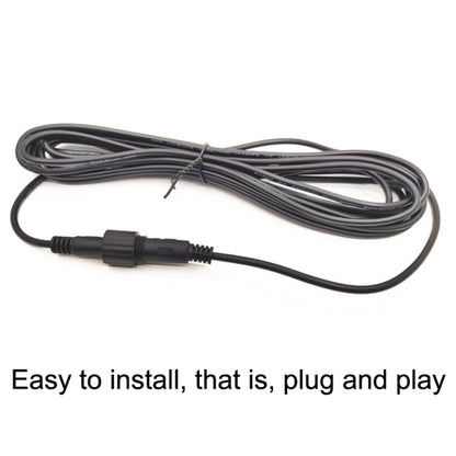 5m 12V/24V Monitoring Universal DC Pump Solar Light Extension Cable(Black) - DIY Cables by buy2fix | Online Shopping UK | buy2fix