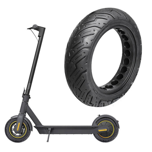For Ninebot Max G30 Scooter 10 x 2.5 inch Solid Honeycomb Explosion-proof Tire(Black) - Accessories & Parts by buy2fix | Online Shopping UK | buy2fix