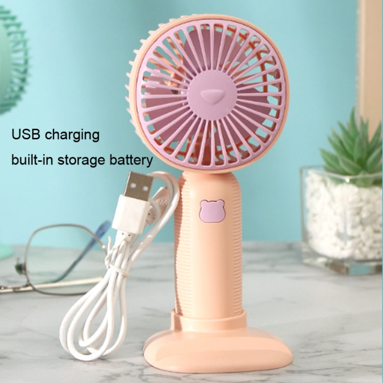 Handheld Small Fan Portable Mini Pocket Fan(Pink) by buy2fix