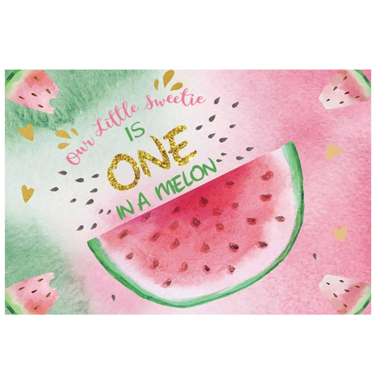 80x120cm Fruit Watermelon Birthday Party Backdrop Photography Decorative Background Props(12010791) by buy2fix