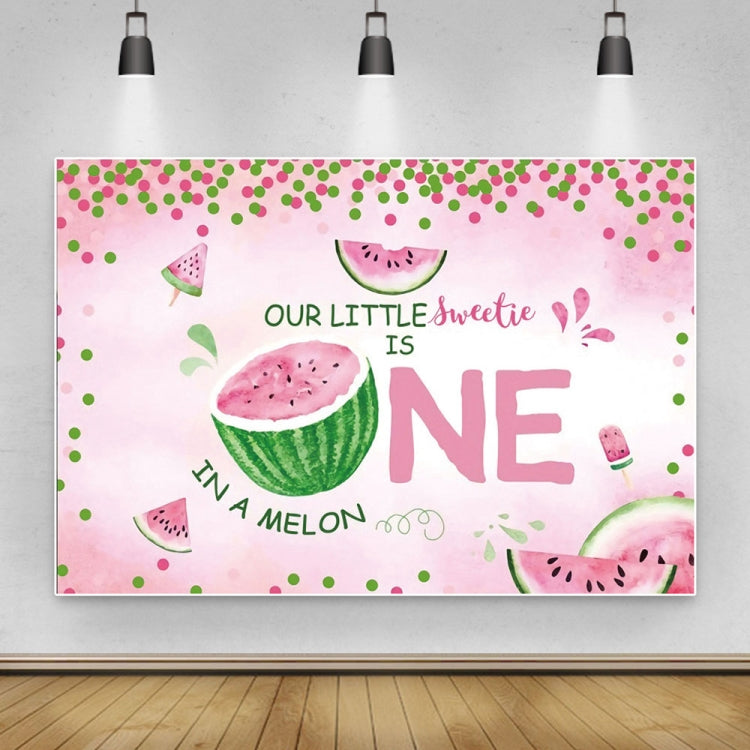 80x120cm Fruit Watermelon Birthday Party Backdrop Photography Decorative Background Props(12010753) by buy2fix