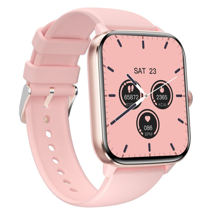 Aluminum Voice Assistant Music Blood Glucose Watch(Pink) by buy2fix