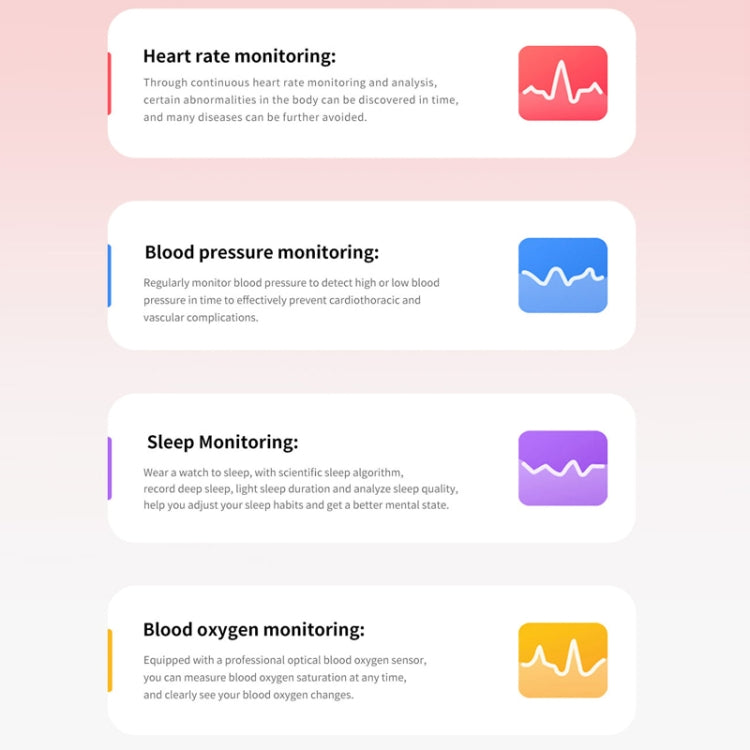 Aluminum Voice Assistant Music Blood Glucose Watch(Pink) by buy2fix