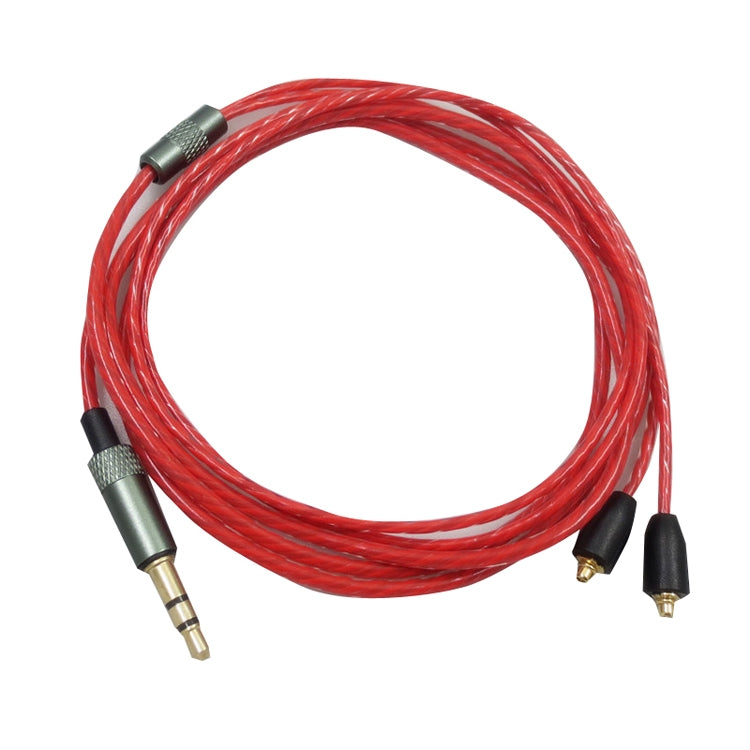 For Shure MMCX / SE215 / SE425 / SE535 / SE846 / UE900 / Waston Headset Cable(Red) by buy2fix