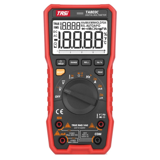 TASI TA803C Digital High Precision Multimeter Digital Display Household Multifunction Electrician Multimeter