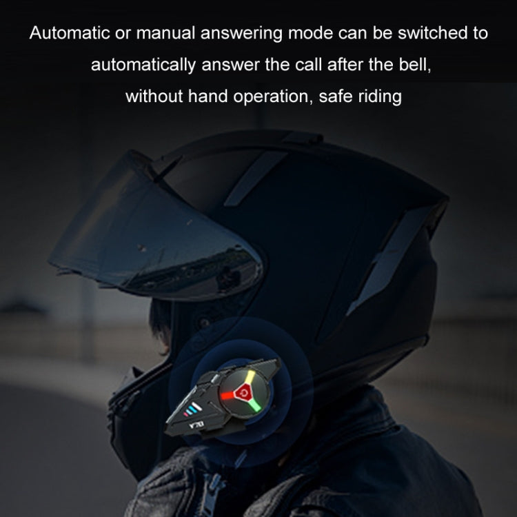 KUQIBAO Motorcycle Helmet Built-in Waterproof Bluetooth-compatible Earphone(Hard Microphone) - Motorcycle Walkie Talkie by KUQIBAO | Online Shopping UK | buy2fix