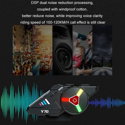 KUQIBAO Motorcycle Helmet Built-in Waterproof Bluetooth-compatible Earphone(Hard Microphone) - Motorcycle Walkie Talkie by KUQIBAO | Online Shopping UK | buy2fix