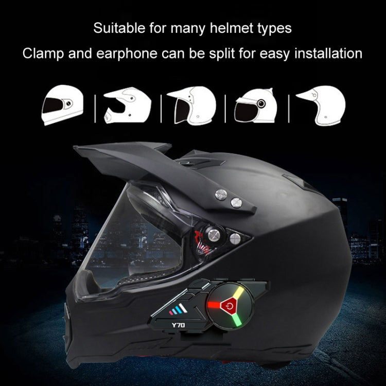 KUQIBAO Motorcycle Helmet Built-in Waterproof Bluetooth-compatible Earphone(Hard Microphone) - Motorcycle Walkie Talkie by KUQIBAO | Online Shopping UK | buy2fix