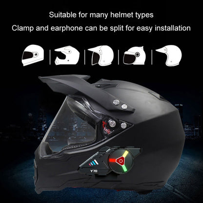KUQIBAO Motorcycle Helmet Built-in Waterproof Bluetooth-compatible Earphone(Hard Microphone) - Motorcycle Walkie Talkie by KUQIBAO | Online Shopping UK | buy2fix