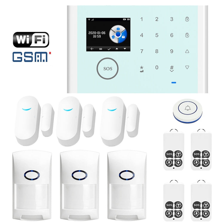 CS118 WIFI+GSM Tuya Smart Voice Alarm System Supports Amazon Alexa/ Google Assistant, Spec: Package 3 by buy2fix