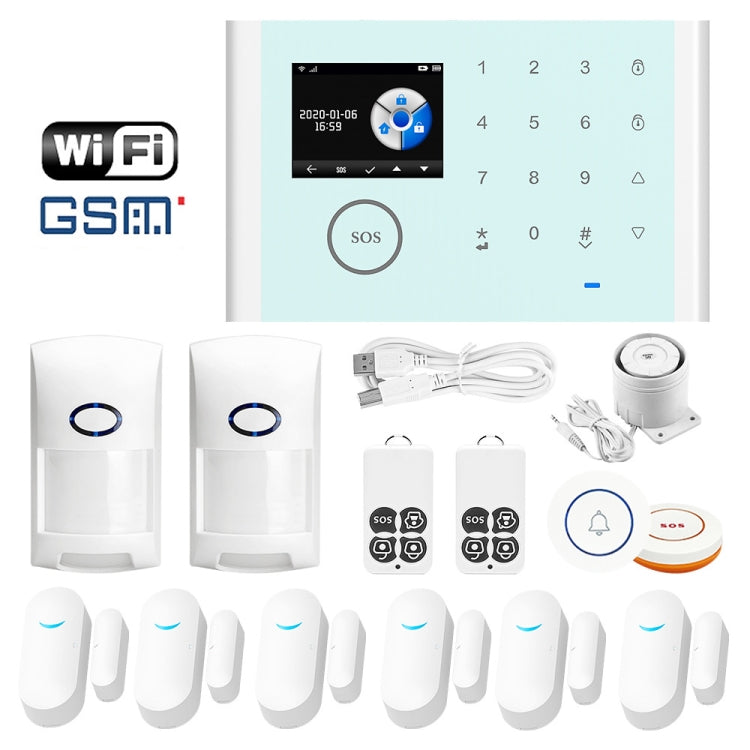 CS118 WIFI+GSM Tuya Smart Voice Alarm System Supports Amazon Alexa/ Google Assistant, Spec: Package 5 by buy2fix