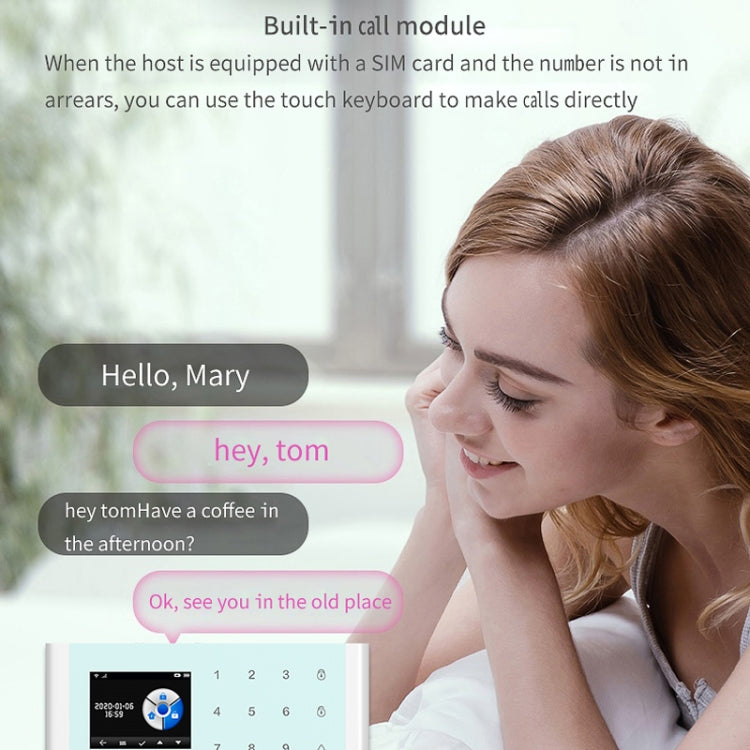 CS118 WIFI+GSM Tuya Smart Voice Alarm System Supports Amazon Alexa/ Google Assistant, Spec: Package 4 by buy2fix