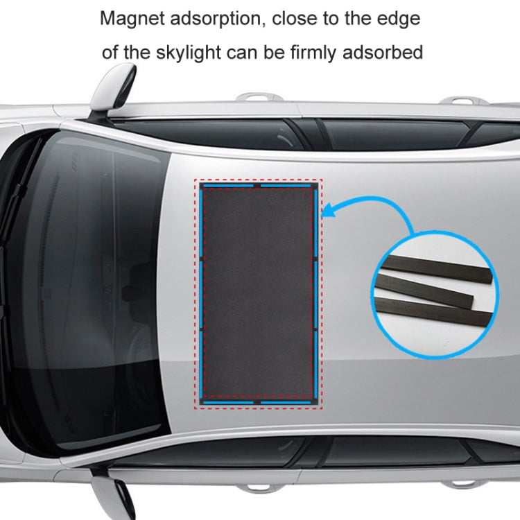 100x65cm Car Sunroof Magnetic Suction Anti-Mosquito Cover Anti-Mosquito Screen Window by buy2fix
