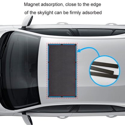 100x65cm Car Sunroof Magnetic Suction Anti-Mosquito Cover Anti-Mosquito Screen Window by buy2fix