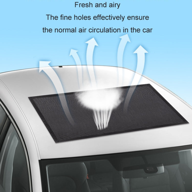 100x65cm Car Sunroof Magnetic Suction Anti-Mosquito Cover Anti-Mosquito Screen Window by buy2fix