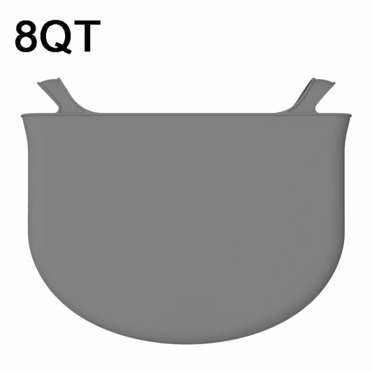 8QT Silicone Slow Cooke Liners Reusable Leakproof Crock Pot Liners(Gray) - Cooktop Parts by buy2fix | Online Shopping UK | buy2fix