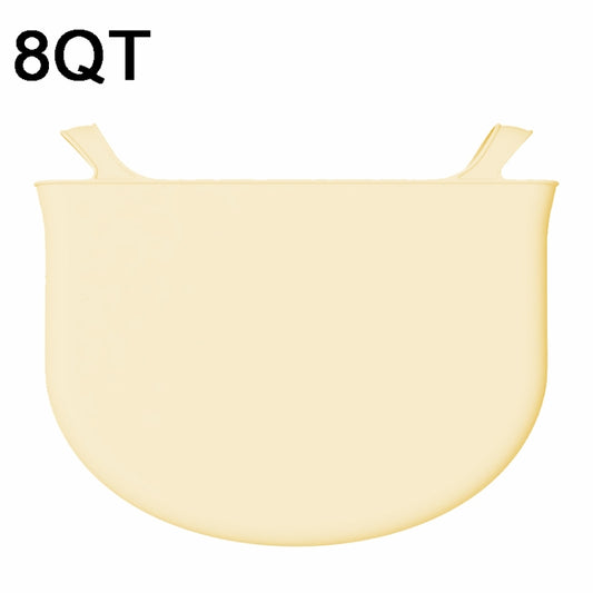 8QT Silicone Slow Cooke Liners Reusable Leakproof Crock Pot Liners(Yellow) - Cooktop Parts by buy2fix | Online Shopping UK | buy2fix