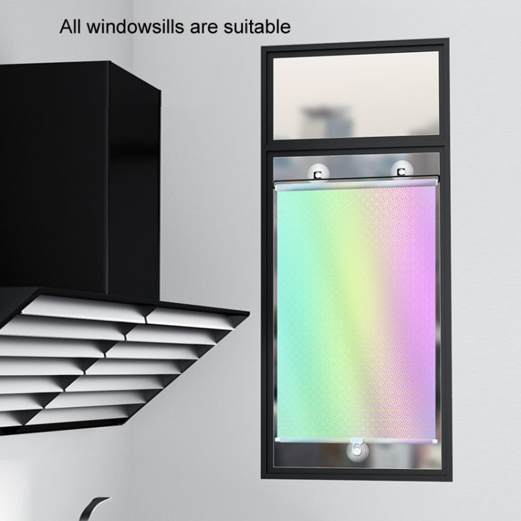 40x60cm Mesh Black Suction Cup Telescopic Car Sun Protection Blackout Curtain by buy2fix