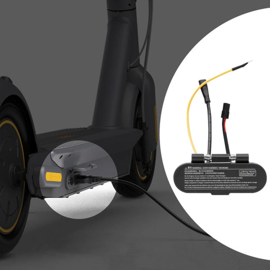 For Ninebot Max G30 Electric Scooter Charging Port Assembly(Black) - Accessories & Parts by buy2fix | Online Shopping UK | buy2fix