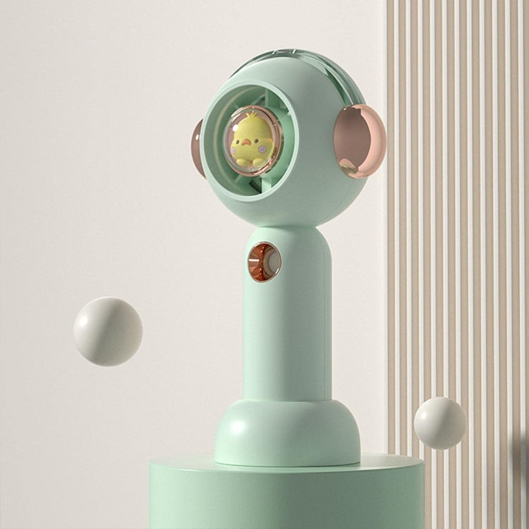 Without Blade Spray Handheld Children Small Fan(Green) by buy2fix