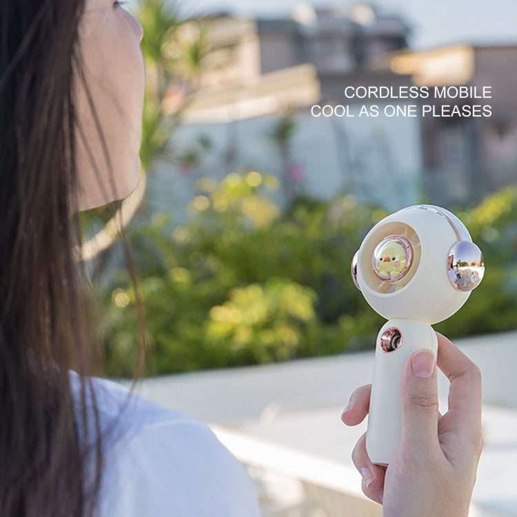 Without Blade Spray Handheld Children Small Fan(Pink) by buy2fix