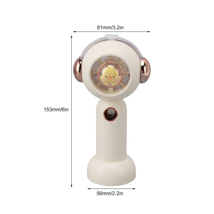 Without Blade Spray Handheld Children Small Fan(Pink) by buy2fix