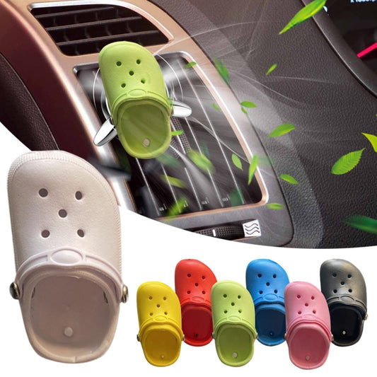 Cute Shoes Shape Car Air Vent Decoration Ornament Without Aromatherapy(Random Color) by buy2fix